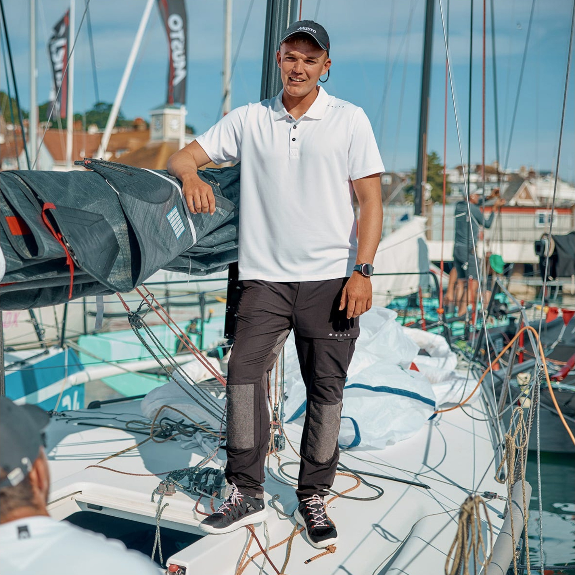 2026 Musto Da Uomo Evo Performance Stretch Trousers 82420 - True Navy